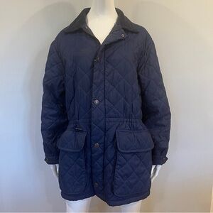 Hunting World New York Quilted Navy Jacket